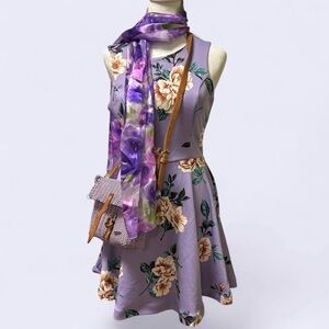Floral Purple Dress